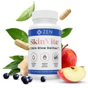 Zen Nutriënten SkinVite natuurlijke huidsupplement voor vrouwen, mannen en tieners - Hormonale Breakouts & Clear Skin Support Supplement - Ontgiftende vitamine voor acne en spijsvertering ondersteuning