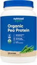 Nutricost Organic Pea Protein Isolaat Poeder (2LBS) - Unflavored, Certified USDA Organic, Protein from Plants, Vegetarian Friendly, Gluten Free, Non-GMO
