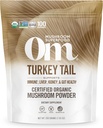Om Paddestoelen Superfood Turkije Tail Biologische Paddenstoelen Powder Pouch, 7,05 Ounce, 100 porties, Immune Support, Polysacchriden, Beta-Glucans, Gut Health & Holistic Defense Mushroom Supplement