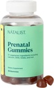 NATALIST Prenatale Gummies voor haar dagelijkse preconceptie en zwangerschap formule vrouwen multivitaminen + DHA Omega-3 van Algen - gemengde Berry, Vegetarisch, Glutenvrije, niet-GMO - 90 Tel.