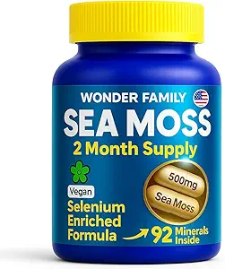 Wildcrafted Irish Sea Moss Capsules 