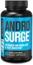 Blocker d'androsurge d'usine Jacked pour les hommes - Booster de testostérone naturel pour les hommes et le métabolisme d'estrogène avec Tongkat Ali, DIM, Long Jack & More - Booster de test et constructeur de muscles - 60 comte