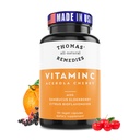 Thomas' all-natuurlijke remedies Vitamine C met biologische vlierbes, biologische Citrus Bioflavonids - Whole Food Supplement - Non-GMO - Raw Vegan - 90 Capsules