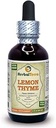 Thym citron (Thymus x Citriodorus) Teinture, extrait liquide d'herbe séchée biologique (marque : HerbalTerra, fièrement fabriqué aux États-Unis) 2 fl.oz (60 ml)