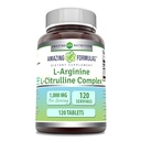 Verbazingwekkende Formules L-Arginine/L-Citrulline Complex 1000mg 120 tabletten Supplement