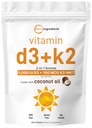 Micro-Ingrediënten Vitamine D3 5.000 IE + K2 MK-7 100 mcg, 300 Softgels 
