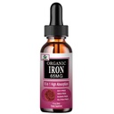 IJzersupplement voor vrouwen met vitamine C,6-in-1 Liquid Supplement w/Vitamine B12,Vitamine B6,High Absorptie Liquid Iron Drops for Red Blood Cells & Immune Support,Non-GMO, Glutenvrij