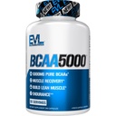 BCAAs Amino Acids Supplement for Men - EVL 2:1:1 5g BCAA Capsules pour la récupération post-entraînement et le renforcement musculaire maigre pour les hommes - BCAA5000 Acids à chaîne ramifiée Supplément nutritionnel - 30 portions