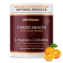 Life's Fortune 5000mg L-Arginine Supplement Powder & 1000mg L-Citrulline, High Potency Nitric Oxide Health Booster, Endurance, Workout Performance, Natural Orange Flavor (20 Servings)