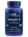 Levensverlenging Vitamine C en Bio-Quercetin®, Cardiovasculaire Gezondheidssupplement, Immuunondersteuning, Zeer absorbeerbaar, quercetine, Vitamine C, Glutenvrij, Non-GMO, Vegetarisch, 250 tabletten