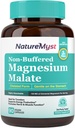 Magnesium Malaat, gecheleerde vorm, zeer absorbeerbaar, niet-gebufferd, zacht op de maag, voor volwassenen en kinderen, flexibele dosis, energieproductie, zenuw- en spierfunctie, 90 Vegan Capsules