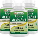 Best Naturals Alpha Lipoïnezuur 300 mg 120 capsules (120 telling (verpakking 3))