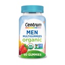 Centrum Heren Biologische Multigummies, Mannen Multivitamine Gummies, Biologische Multivitamine voor Mannen met essentiële voedingsstoffen voor Immune Ondersteuning, Energie en Spierfunctie - 90 Tel.