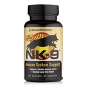 American BioSciences NK-9, AHCC Supplement voor honden en katten - Dieetsupplement voor ondersteuning immuunsysteem - Made for Pet's Immune Defenses - 30 Capsules, 250mg/capsule