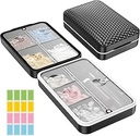 Restree Weekly Pillen Organisator, Magnetische Vocht Proof Pill Case, grote capaciteit reizen pil Box met Inner Clear Lid voor vitaminen, supplementen, en dagelijkse medicijnen 8 Compartiment (zwart)