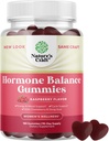 Hormonenbalans voor vrouwen Gummies of All Ages - PMS Ondersteuningssupplement voor vrouwen ter ondersteuning van Menstruele Cyclus & Hormonale Balance Menopauze & Mood Swings met Vitamine B6 & Dong Quai - 180 Kauwen