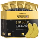24k Gold Under Eye Patches (25 Paren), oogmasker, Collageen huidverzorgingsproducten, oogpatches voor gezwollen ogen, oogmaskers voor donkere kringen en gezwollenheid