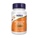 NOW Foods Supplementen, Probiotic-10TM, 100 miljard, met 10 Probiotische Strains,Dairy, Soy en Gluten Vrij, Gecontroleerd stam, 30 Veg Capsules