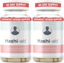 IBDassistTM Hashi Schildklierhulp voor vrouwen en mannen - Schildkliersupplement voor de ziekte van Hashimoto en hypothyreoïdie* - met Ashwagandha, Selenium, Zink, essentiële vitamines & Meer - 30 capsules (2 verpakkingen)
