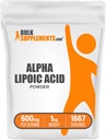 BulkSupplements.com Alpha Lipoic Acid Powder - ALA Supplement, Alpha Lipoic Acid 600mg - ALA Powder, Glutenvrij - 600mg Alpha Lipoic Acid per Serving, 5kg (11 lbs) (Pack of 5)