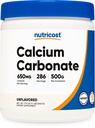 Nutricost Calcium Carbonaat Poeder 500 Gram