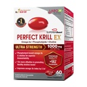 LABO Nutrition Perfect Krill EX, 1000mg Antarctische Krillolie Omega 3 EPA DHA, Hoogste Phospholipiden (meer dan 56%) met Choline, Astasured 
