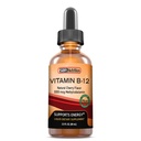 Vitamine B12 Sublingual Liquid Drops - Methylcobalamine, VIT B 12 Ondersteunt Energie, Max Absorptie, 3000mcg Per Serving, 60 Servings, Non-GMO, Vegan Friendly, Vervaardigd in de VS