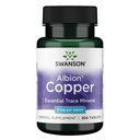 Swanson Copper Antioxidant Immuun System Red Blood Cell Support Mineral Supplement (Copperchelaat) 2 mg 300 Tabs (2 Pack)
