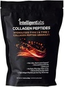 Intelligent Labs Gehydrolyseerd type 1 en 3 Collageen Peptide Granulaat, Collageen Powder Unflavored, Keto and Paleo-Friendly, Third-Party Verified For Purity, 11g per Serving, 30 Servings a Pouch