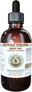Hawaii Pharm Zhu Ru Extrait liquide sans alcool, Zhu Ru, Bambou (Bambusa Tuldoides) Rasages Glycérite Natural Herbal Supplément, États-Unis 4 fl.oz