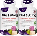 Vrouwen DIM Complex 150mg - Bioperine Estrogen Balancing Pillen voor Menopauze & Hot Flashes Relief Support Hormonal Acne Krachtig Supplement - 60 Capsules - Made in USA