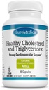 Euromedica Gezonde Cholesterol en Triglyceriden - 60 capsules - Klinisch bestudeerd Amla - Ondersteunt gezonde HDL & triglyceride niveaus - Non-GMO, Vegan, Kosher - 30 porties