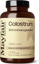 Colostrum Supplement 1000mg, 120 Capsules, 30% IgG, Bovine Colostrum, Immuun System Support