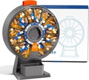 Odaro Large Pill Dispenser, Wekelijkse pil Organisator 7 Dag Am Pm / 14 Dag pil Box, Dagelijkse Geneeskunde pil Organisator met Wall-Mounted of Standing gebruik voor vitamine, Supplement, Geneeskunde - grijs