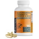 Bronson Glucosamine Chondroitin Turmeric & MSM Advanced Joint & Cartilage Formula, ondersteunt gezonde gewrichten, mobiliteit & cartilage - niet-GMO, 180 capsules