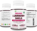Max Sterkte USDA Biologische Zwarte Vlierbes, Zwarte bessen Extract & Echinacea 