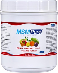 KALA GEZONDHEID MSMPure Fruit Punch Flavored Coarse MSM poedervlokken 