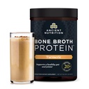 Ancient Nutrition Poudre de protéines de gazon, sans Cage, sans os, 20g de protéines, peptides de collagène hydrolysés, Keto & Paleo Friendly, soutient la santé articulaire et git, curcuma, 20 portions