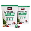 FORCE FACTOR Slimmere Groenen Superfood Kauwen, 2-Pack, Groenen en Superfoods met Probiotica, Antioxidanten en Vezel, Groenen Supplement ter ondersteuning van digestie, Nitric Oxide, en energie, 120 Zachte Kauwen