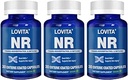 Lovita NR (Nicotinamide Riboside) 350 mg, NAD supplement met Trans-Resveratrol en Betaine, bevorderen NAD Plus niveaus, gezonde veroudering, 30 Vegan Enteric-Coated Capsules