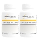 Integratieve Therapeutics Gebufferde Vitamine C - Antioxidant Ondersteuning Supplement voor gezonde huid en connectieve weefsels* - Vegan & Glutenvrije - 60 Capsules (2 verpakkingen)