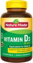 Nature Made Vitamine D3 25 mcg., 650 Softgels
