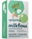 UpSpring Milkflow Lactation Supplement for Milk Supply Excrease, Borstvoeding Supplementen met Fenegriek & Gezegende Distel, Non-GMO, Borstvoeding Ondersteuning 60 Vegan Capsules