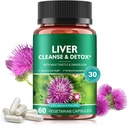 Leverreiniging & detox Pillen voor levergezondheid reparatie - met melkdistel Extract, paardenbloemwortel, gember, bietenpoeder en vitaminen - natuurlijke lever ondersteuning, 60 Vegan Capsules