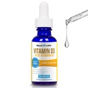 Vitamine D3 K2 Liquid Drops - Vloeibare vitamine D3 2000 IE Per drop met K2-supplementen voor volwassenen en kinderen - VIT D voor gezonde botten, hart en immuungezondheid - vitamine D K2 MK7 Dropper 1 Oz
