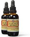 J.CROW'S® Lugol's Oplossing van Jodium 2% 2 oz (2 Pack)