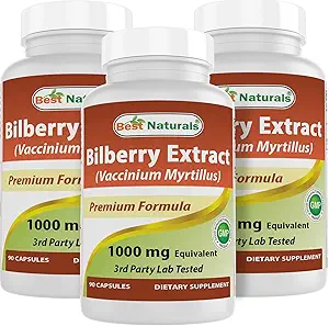 Best Naturals Bilberry 1000 Mg 90 Capsules (90 Tellen (verpakking 3))