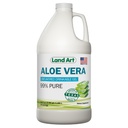 Land Art - Organic Aloë Vera Drinkable Gel for Heartburn & Acid Reflux Relief - 99,7% Pure - Cold-Processed - Improves Digestive Health - Soothing and Natural - Vegan & Gluten-Free - 64 fl oz