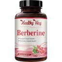 High Strength Berberine Supplement 500mg - Once Daily Potent Berberine 500mg Antioxidant Quercetin Supplement for Heart Aging and Vitality Support - Vegan Friendly & Made in the USA (180 Servings)