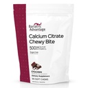 Avantage bariatrique Citrate de calcium Morceaux à croquer 500 mg - Très absorbant et digestible - Vitamine D3 - Supplément de calcium facilement à croquer - Arôme de chocolat - 90 Compte